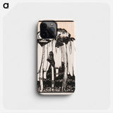 Ink mushrooms - Julie de Graag Phone Case.