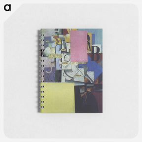 アートメモ帳-Lady at the Poster Column - カジミール マレーヴィチ Memo.
