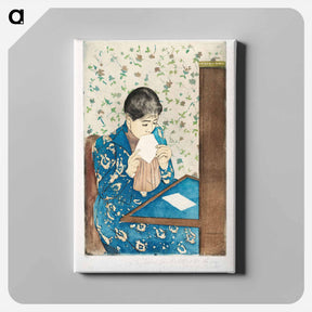 アートパネル-The Letter - メアリー カサット Canvas.