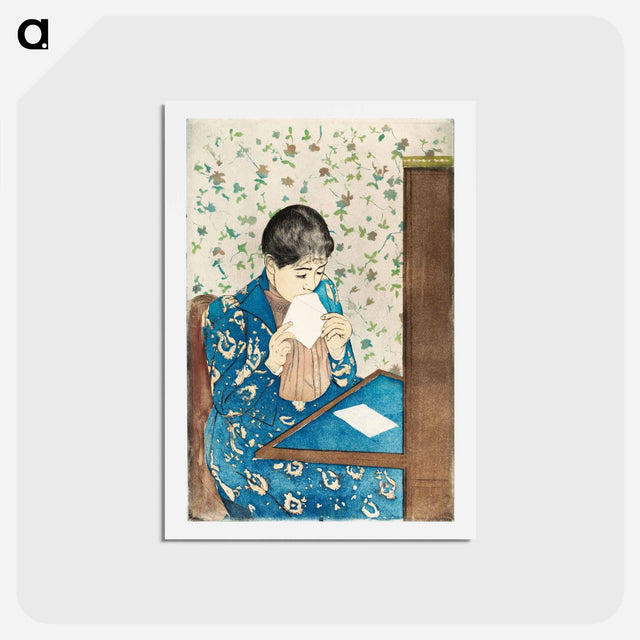 アートポストカード-The Letter - メアリー カサット Postcard.