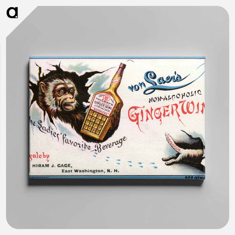 アートパネル-Non-alcoholic Ginger Wine
 - 国立医学図書館 Canvas.