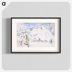 アートポスター-Mont Sainte-Victoire - ポール セザンヌ Poster.