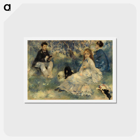 アートポストカード-Henriot Family - ピエール オーギュスト ルノワール Postcard.