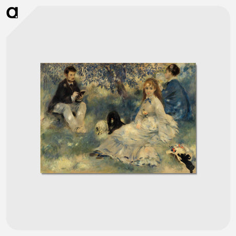 アートポストカード-Henriot Family - ピエール オーギュスト ルノワール Postcard.