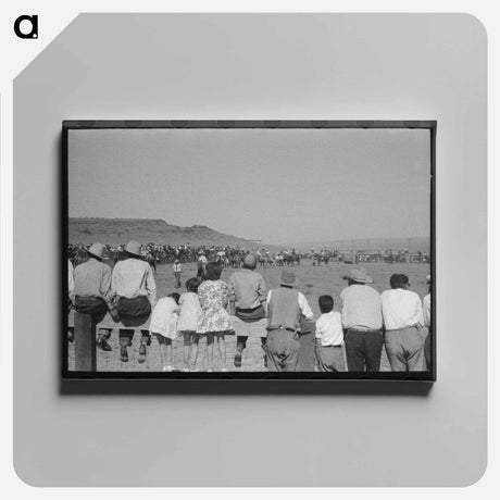 アートパネル-Hat Maker of Jersey Homesteads
 - ラッセル リー Canvas.