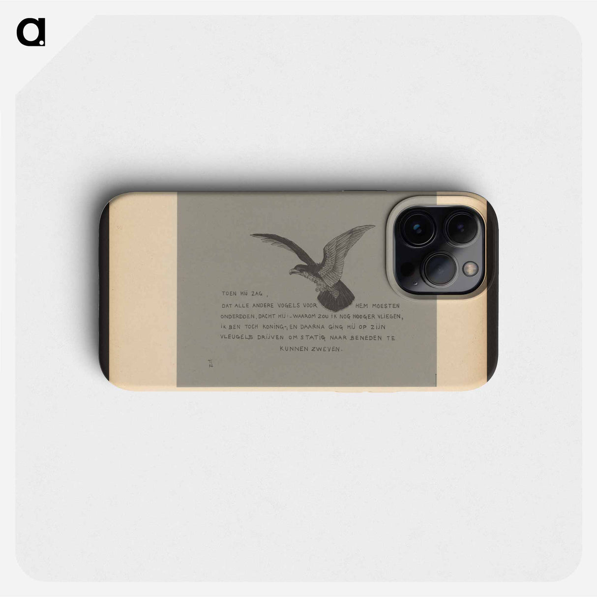 Arend met a winter conversation on the rug - Theo van Hoytema Phone Case.