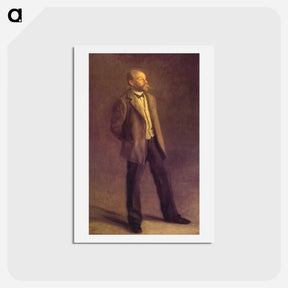 アートポストカード-Portrait of John McLure Hamilton - トーマス エイキンズ Postcard.