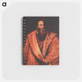 アートメモ帳-Portrait of Pietro Aretino - ティツィアーノ ヴェチェッリオ Memo.