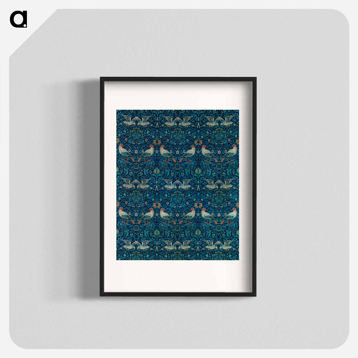 Birds famous pattern - William Morris Poster.