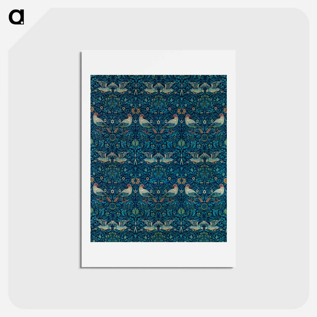 アートポストカード-Birds - ウィリアム モリス Postcard.