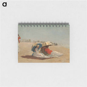 アートメモ帳-East Hampton Beach, Long Island - ウィンスロー ホーマー Memo.