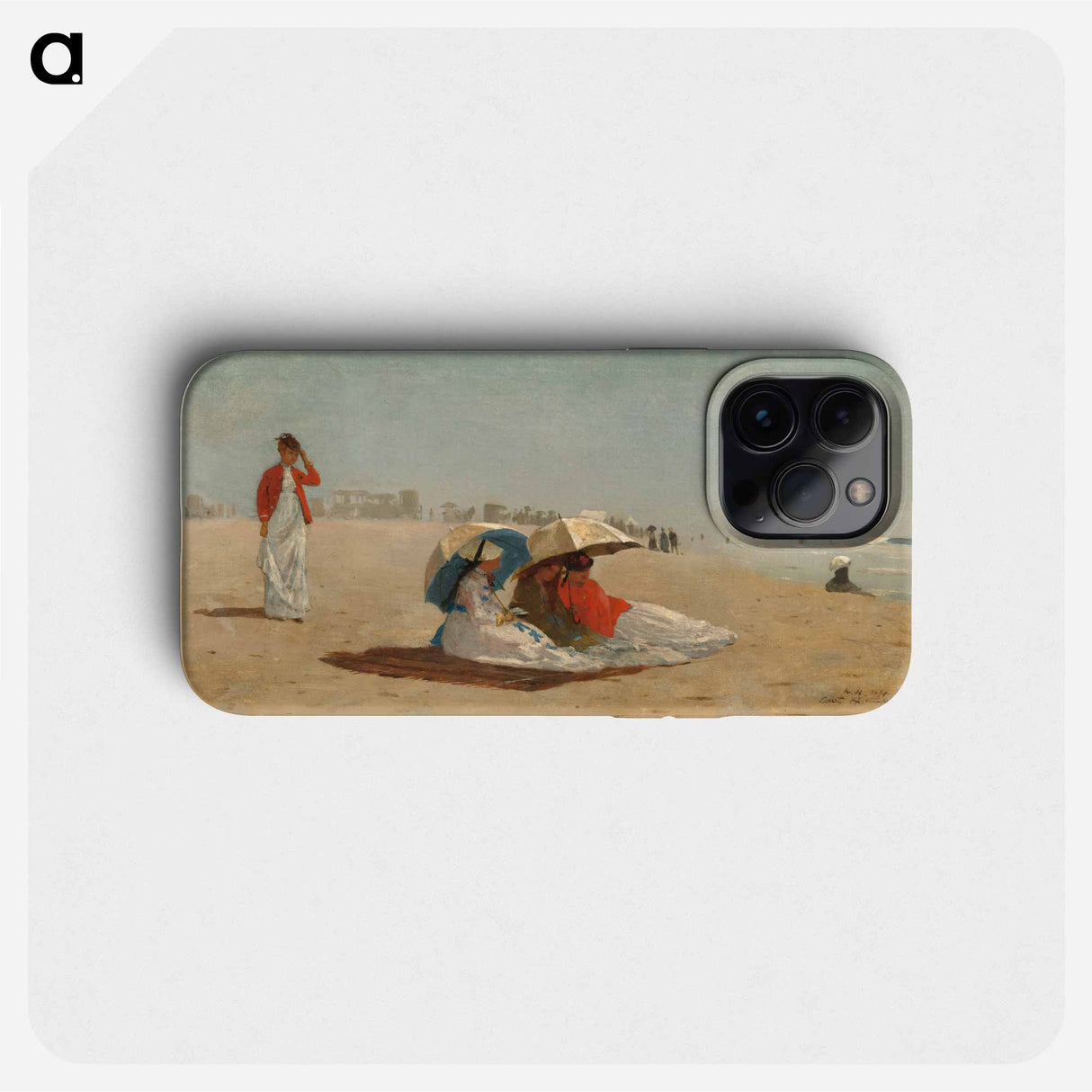 East Hampton Beach, Long Island - ウィンスロー ホーマー Phone Case.