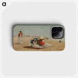 East Hampton Beach, Long Island - ウィンスロー ホーマー Phone Case.