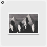 アートポストカード-Shriner’s Quartet
 - イェール大学アートギャラリー Postcard.