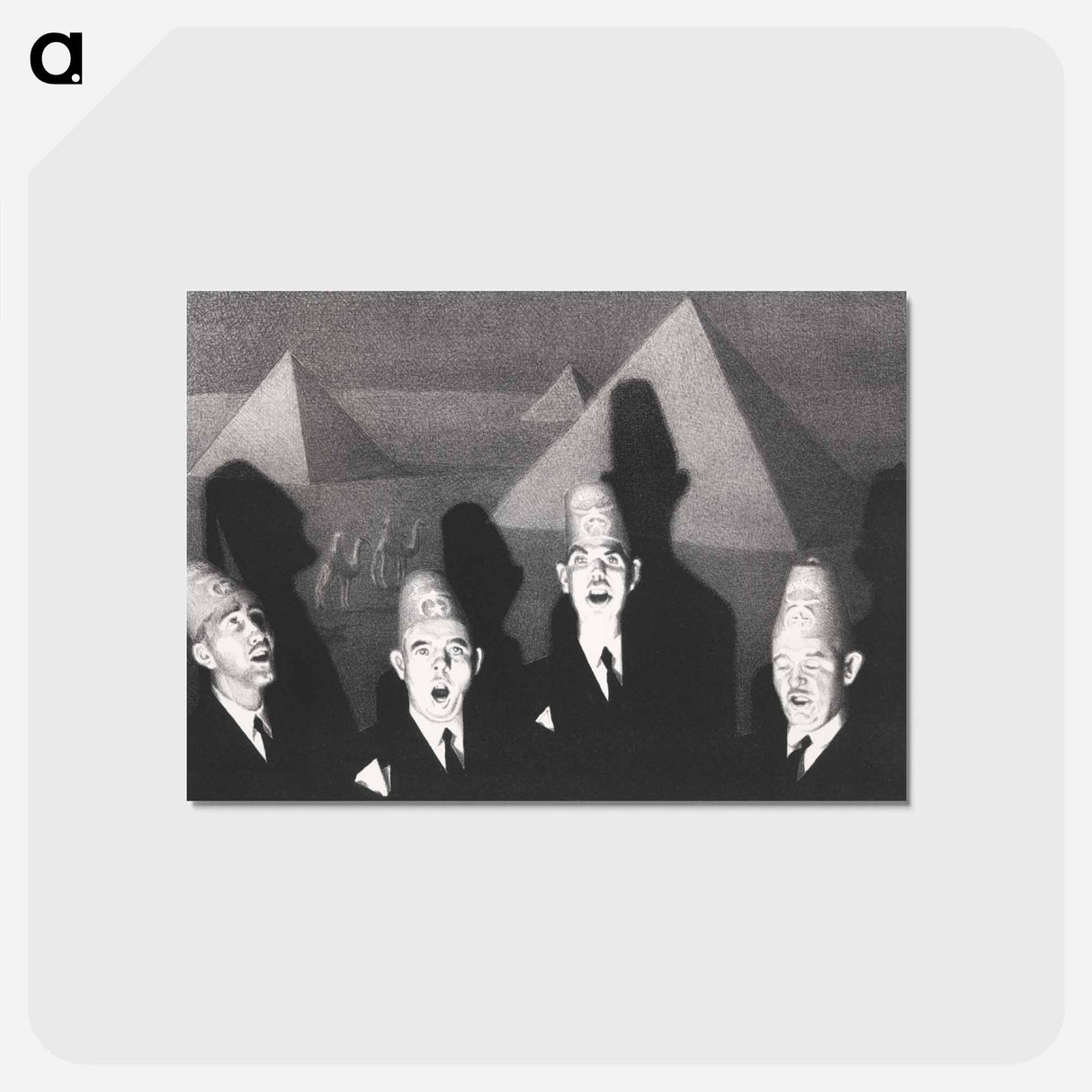 アートポストカード-Shriner’s Quartet
 - イェール大学アートギャラリー Postcard.