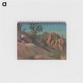 アートメモ帳-Landscape Study Owens Valley, California - アルバート ビアスタット Memo.