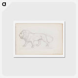 アートポストカード-(unknown)part of a sketchbook - アルバート エーデルフェルト Postcard.
