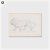 アートポストカード-(unknown)part of a sketchbook - アルバート エーデルフェルト Postcard.