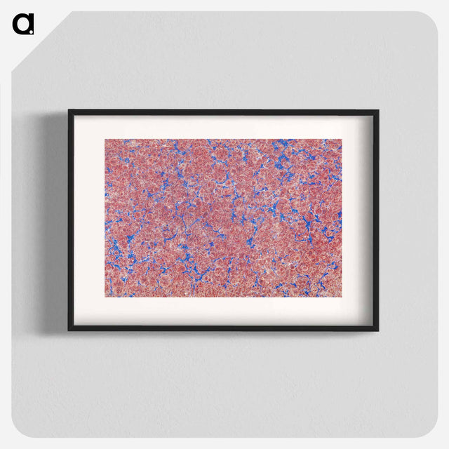 アートポスター-Abstract Pink Pattern
 - 大英図書館 Poster.