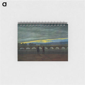 アートメモ帳-August Bridge in Dresden - カスパー ダーヴィト フリードリヒ Memo.