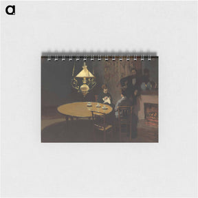 アートメモ帳-Interior, after Dinner - クロード モネ Memo.