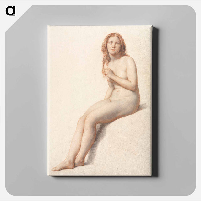 アートパネル-Female Nude, Seated
 - クリーブランド美術館 Canvas.
