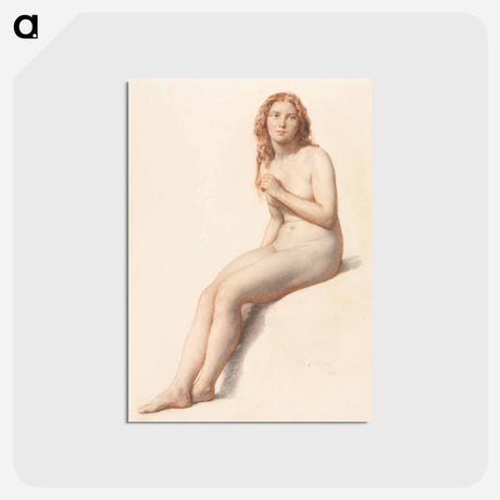 アートポストカード-Female Nude, Seated
 - クリーブランド美術館 Postcard.