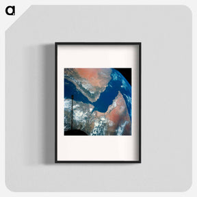 アートポスター-Gemini-11 View of the Arabian Peninsula and Northeast Africa
 - 上空からの地球 Poster.