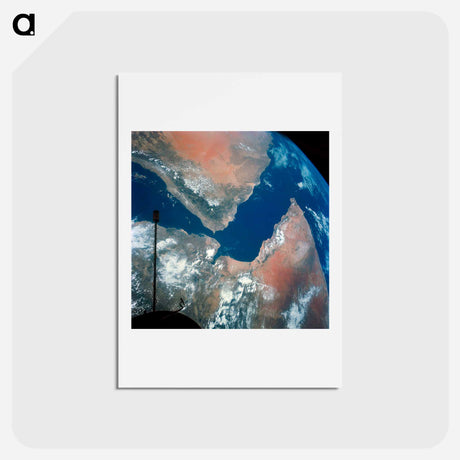 アートポストカード-Gemini-11 View of the Arabian Peninsula and Northeast Africa
 - 上空からの地球 Postcard.