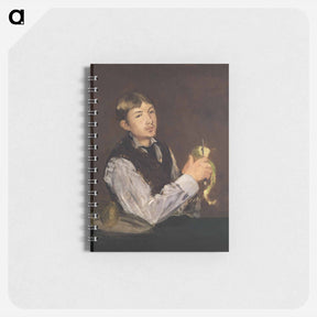 アートメモ帳-Young Boy Peeling a Pear - エドゥアール マネ Memo.
