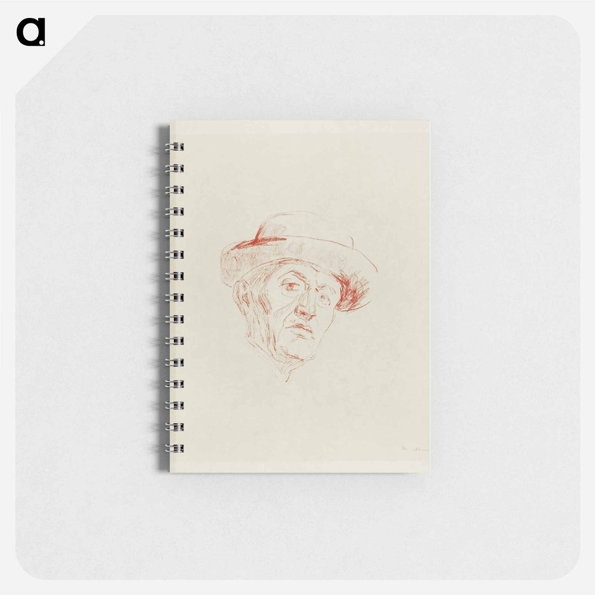 Self–Portrait with Hat I - エドヴァルド ムンク Memo.