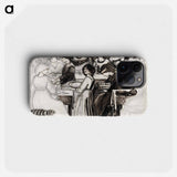 Study for The Wedding Feast of Sir Degrevaunt - エドワード バーン ジョーンズ Phone Case.