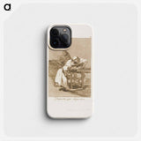 Be quick, They are Waking Up - Francisco de Goya Phone Case.