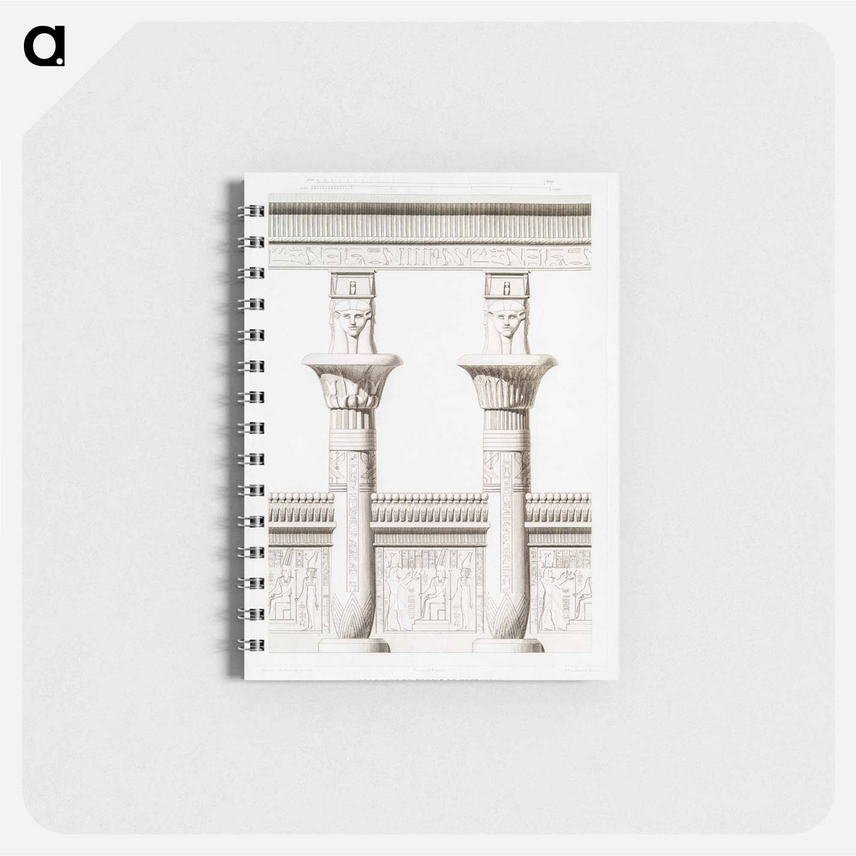 アートメモ帳-Columns of the Temple of Nectanebo
 - エジプト美術史 Memo.