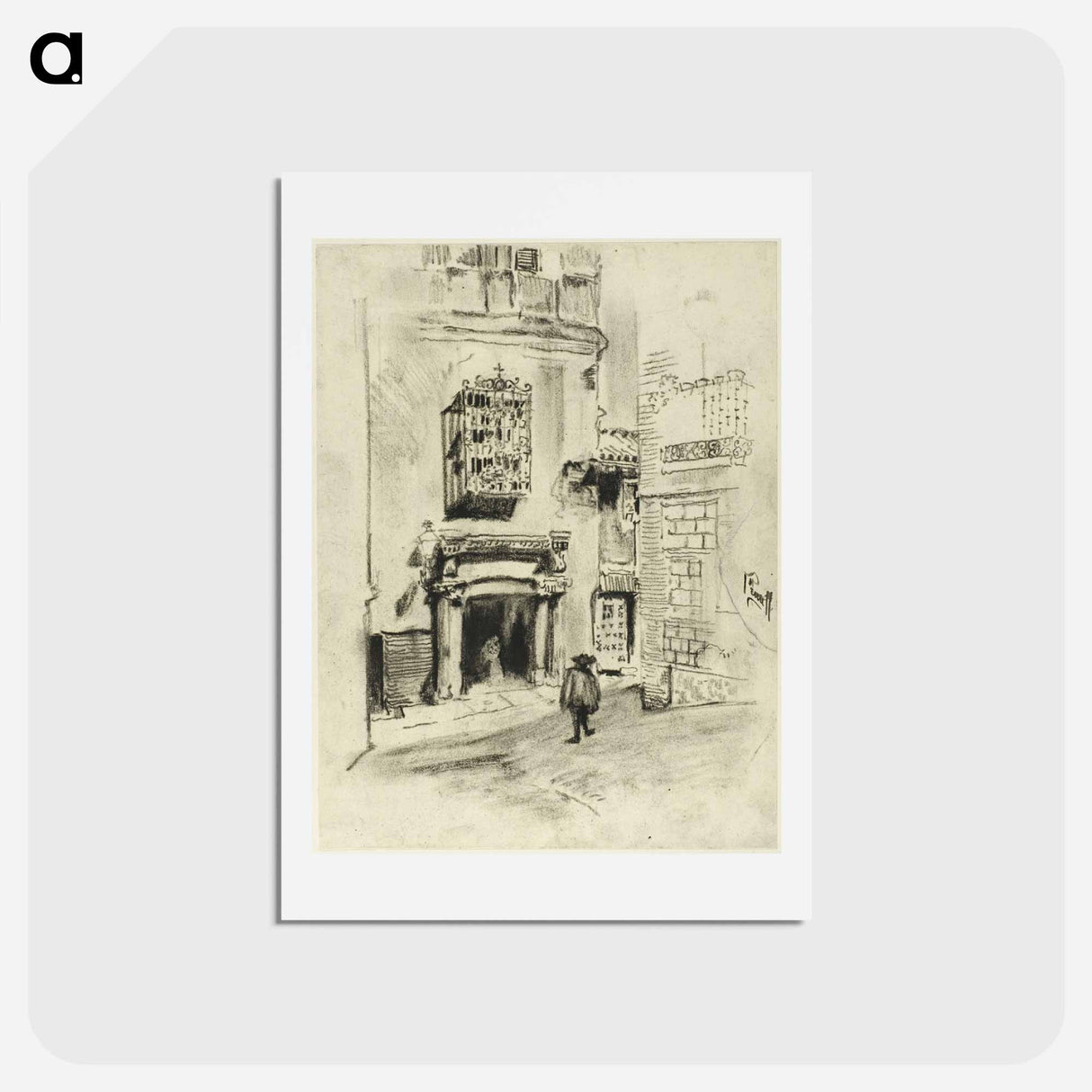 アートポストカード-A Doorway, Toledo
 - ジョセフ ペネル Postcard.