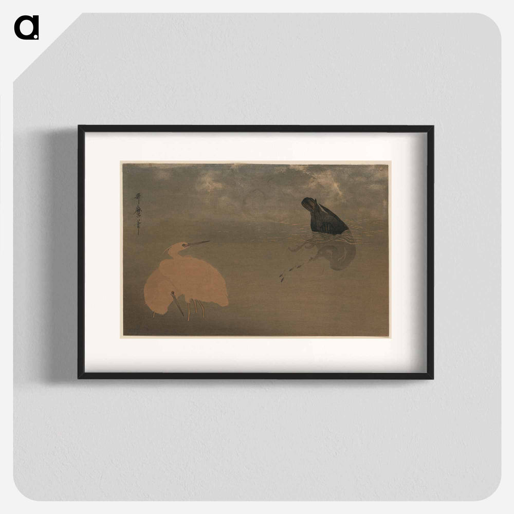 U to shirasagi - 喜多川 歌麿 Poster.