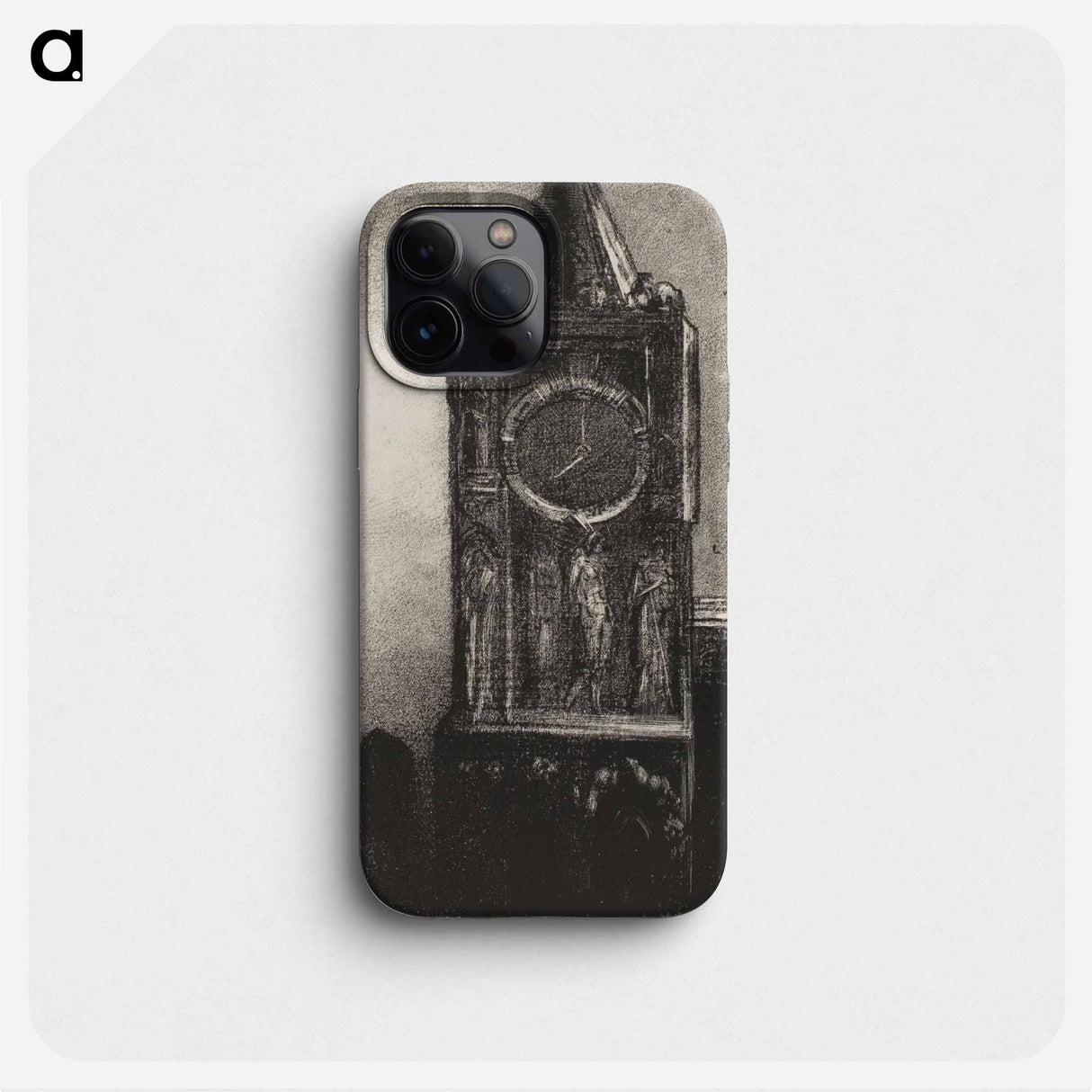 A Bell was Sounding in the Tower - Odilon Redon Phone Case.