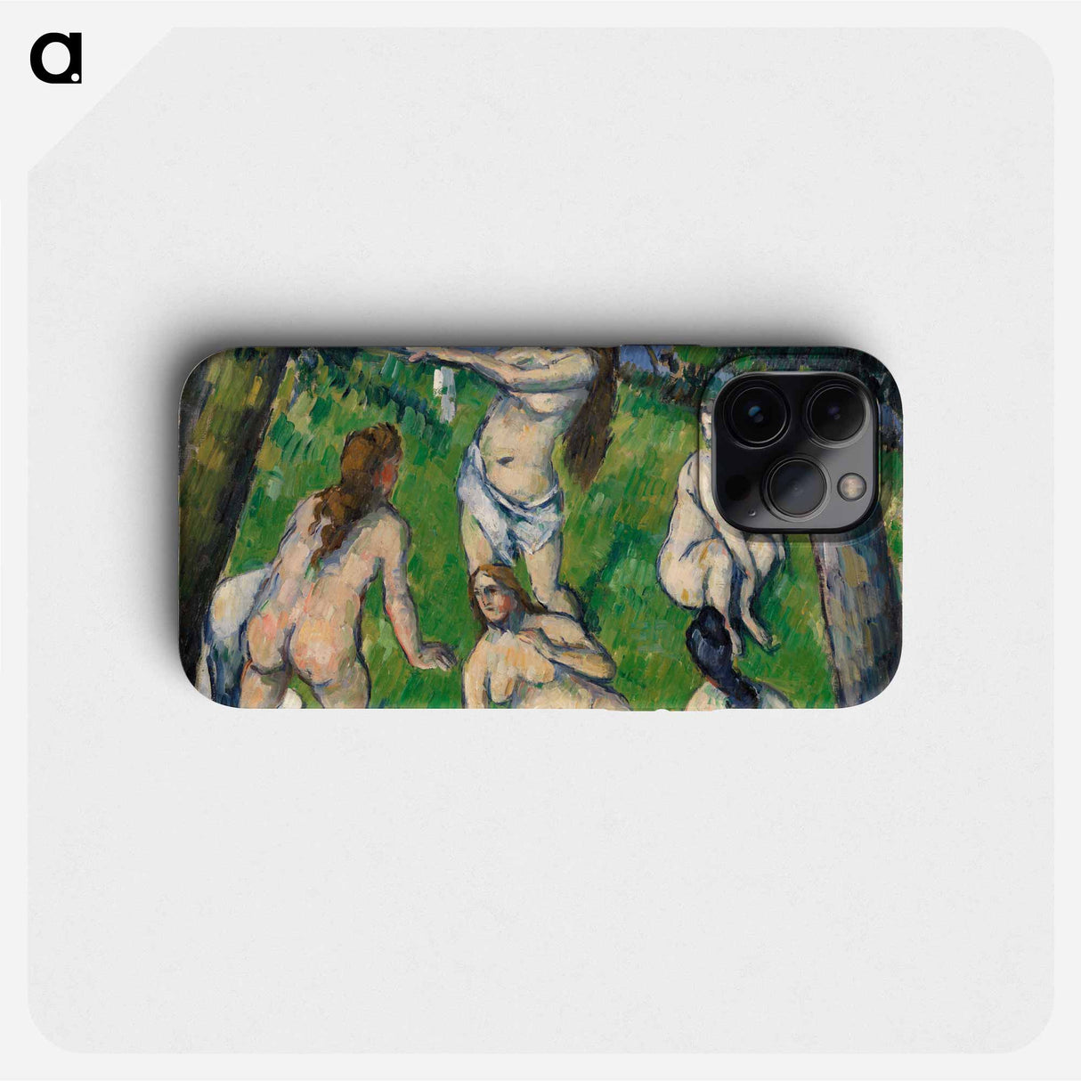 Five Bathers - Paul Cezanne Phone Case.