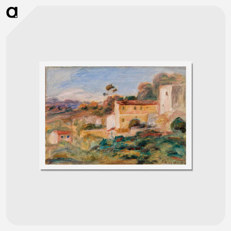 アートポストカード-Landscape - ピエール オーギュスト ルノワール Postcard.