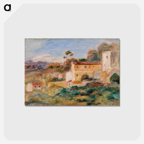 アートポストカード-Landscape - ピエール オーギュスト ルノワール Postcard.