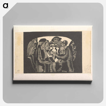 Groep figuren in een boog
 - サミュエル ジェスルン Canvas.