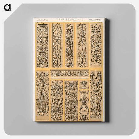 アートパネル-Grammar of Ornament Illustration
 - 装飾の文法 Canvas.