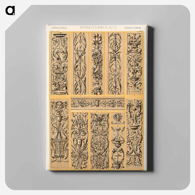 アートパネル-Grammar of Ornament Illustration
 - 装飾の文法 Canvas.
