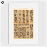 アートポスター-Grammar of Ornament Illustration
 - 装飾の文法 Poster.