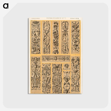 アートポストカード-Grammar of Ornament Illustration
 - 装飾の文法 Postcard.