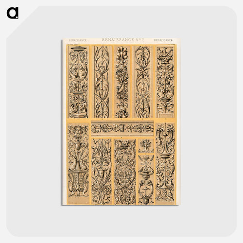 Grammar of Ornament Illustration
 - 装飾の文法 Postcard.
