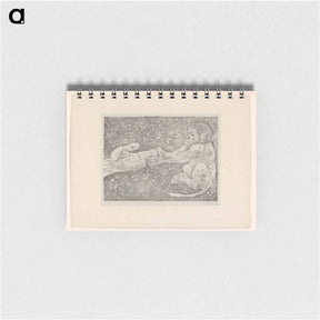 アートメモ帳-Aap die een toegestoken hand pakt - テオ ヴァン ホイテマ Memo.