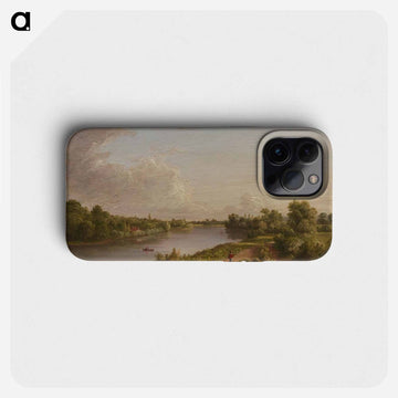 View of the Thames - トーマス コール Phone Case.