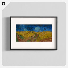 アートポスター-Wheatfield with Crows - フィンセント ファン ゴッホ Poster.