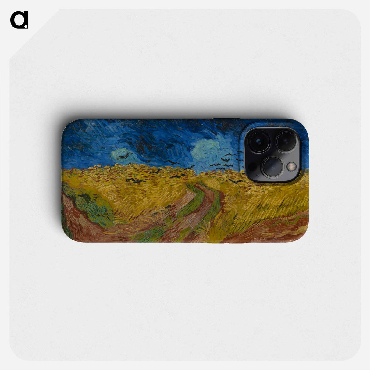 Wheatfield with Crows - Vincent van Gogh Phone Case.